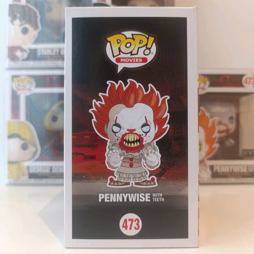 Pennywise with Teeth 473 B&W Funko Pop like new
