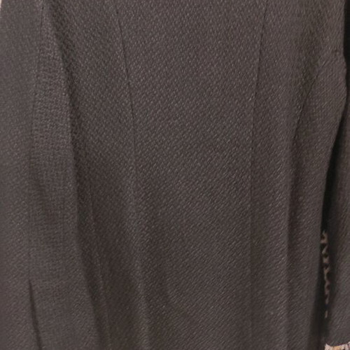 Bouclé coat with bell sleeves black like new size M