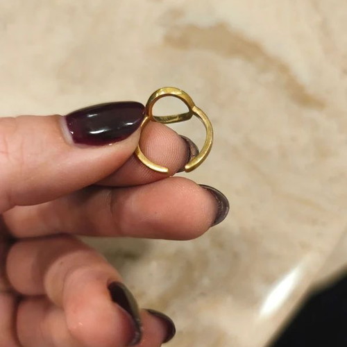 Ethnasia ring new, gold color