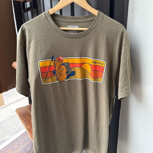 T-shirt Marmot new, army green, size L