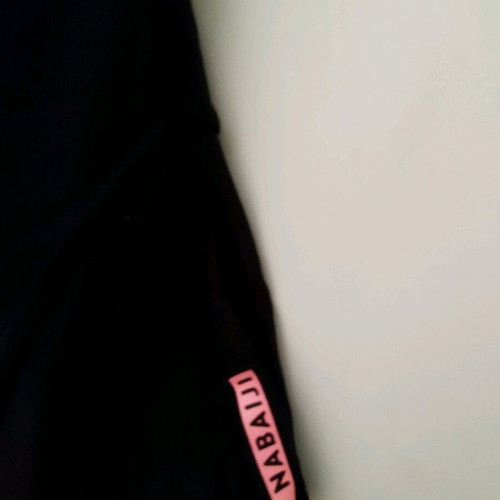 Decathlon swimming costume small like new, black and pink