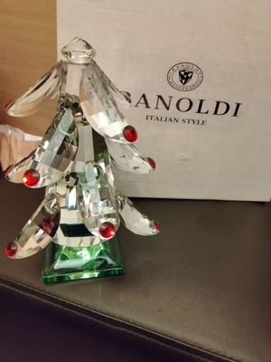 Ranoldi κρυστάλλινο δεντράκι 17cm μεταχειρισμένο
