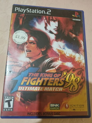 King of Fighters 98 Ultimate Match PS2 used, Japanese version