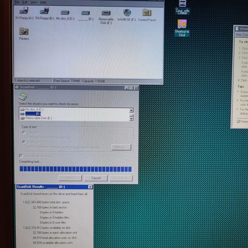 Western Digital Caviar 21600 1.6GB IDE used with one bad sector