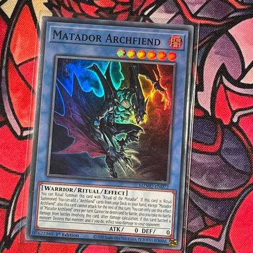 Matador Archfiend SR MZMU-en022 new Yu-Gi-Oh card