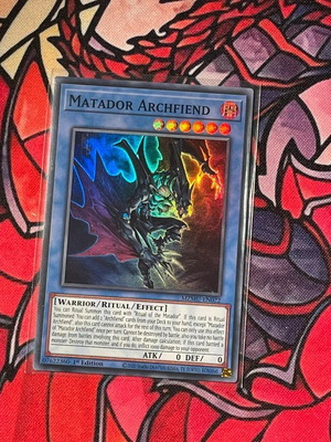 Matador Archfiend SR MZMU-en022 new Yu-Gi-Oh card