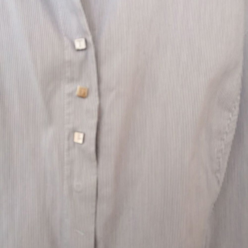 Trussardi shirt size L like new, white and blue