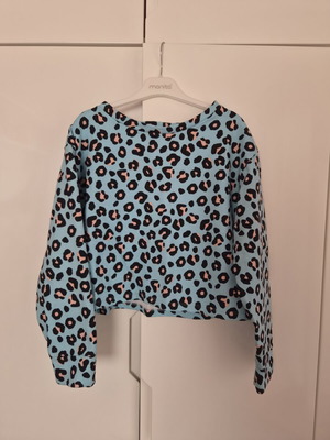 Super Animal Print Blouse size 12, like new, multicolor turquoise