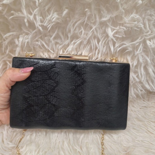 Evening bag Bag to Bag new, black, handheld