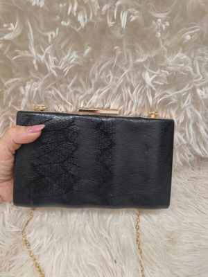 Evening bag Bag to Bag new, black, handheld