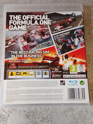 Formula 1 2011 PS3 παιχνίδι σαν καινούργιο με βιβλιαράκι