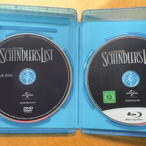 Schindler’s List Blu-Ray double disc like new with Greek subtitles