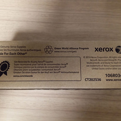 Xerox 106R03475 Yellow Laser Printer Toner New 1000 Pages