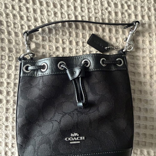 Coach handbag, black