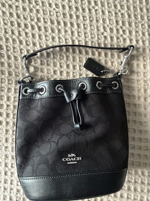 Coach handbag, black