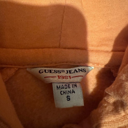 Guess sweatshirt orange like new, size Small