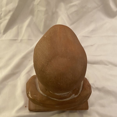 Hippocrates statue used, terracotta hand-pressed sculpture