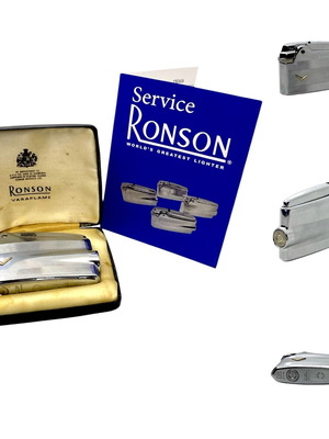 Ronson N2 Varaflame lighter used vintage 1960s