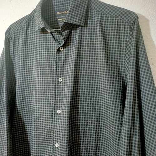 Massimo Dutti shirt like new, size S, cotton, tartan