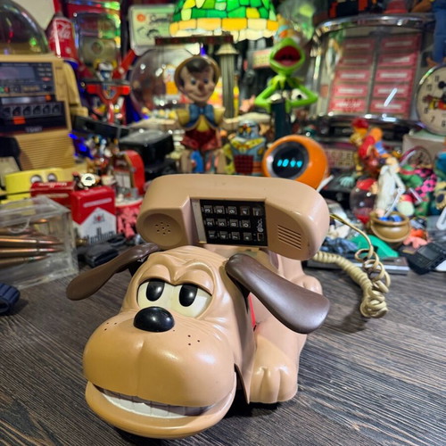 Vintage Telephone Dog ACL 1980 used, wired