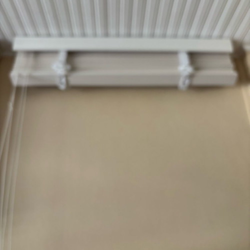 Κουρτίνα Στοράκι Ξύλινο Ιβουάρ με Τρέσες Like New