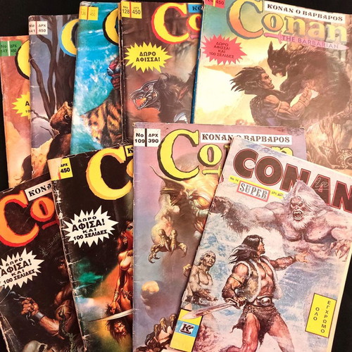 Conan The Barbarian 7 Used Issues (1990-1996)