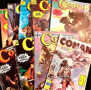 Conan - Κόναν ο Βάρβαρος - 9 Τεύχη (1990-1996)