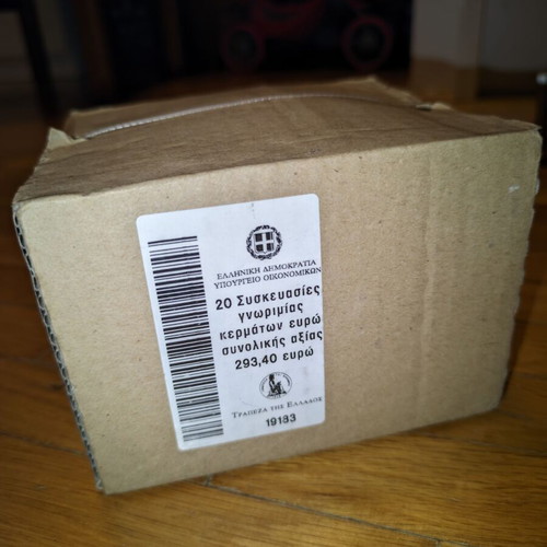Greek Euro Starter Kits 2002 box, new, sealed, 20 pcs