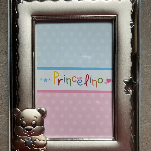 Princelino silver photo frame like new, small size 9.5x12.5 cm