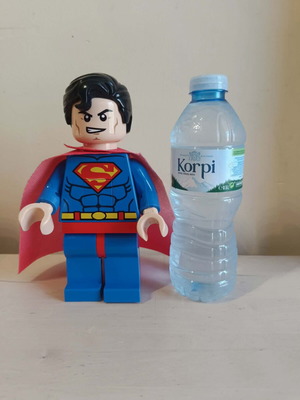 Lego Superman 20cm used figure with slightly faded cape