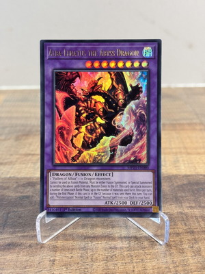 Κάρτα Yu-Gi-Oh! Alba-Lenatus the Abyss Dragon Prismatic Secret Rare 1st Edition σαν καινούργιο