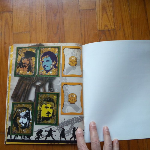 Pirates of the Caribbean sticker albums used, two issues