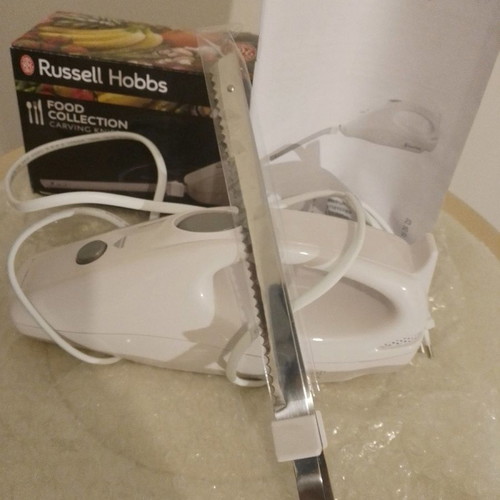 Russell Hobbs electric knife new, 120W, white