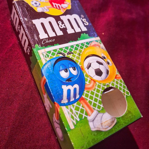 M&M's chocolate box used, 1997