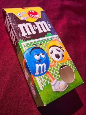 M&M's chocolate box used, 1997