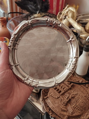 Set of 5 vintage inox Rostfrei plates in like new condition