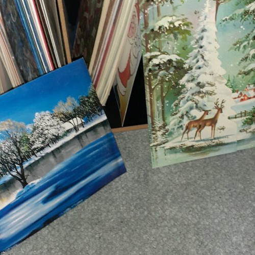 Christmas cards like new with music, pack of 5 pieces