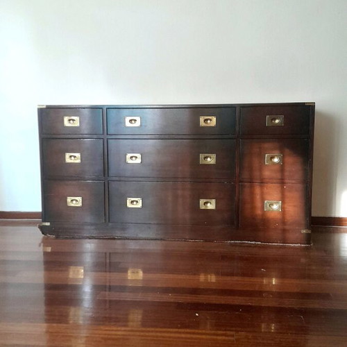 Military style buffet table like new from Harrods