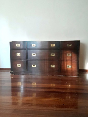 Military style buffet table like new from Harrods