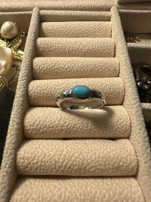 Vintage Silver 925 Turquoise Ring like new