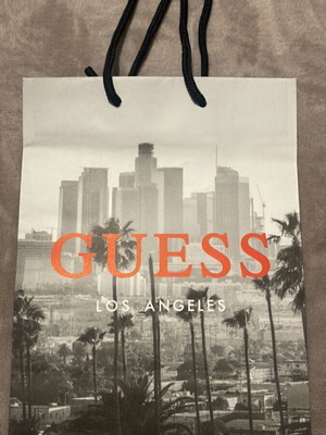 Guess paper carry bag new 27x21