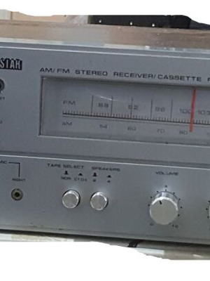 Silver Star 7900 Radio Amplifier with Cassette Player used, retro 1980