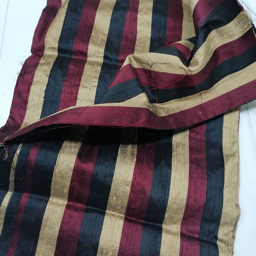 Silk fabric remnant new quality material