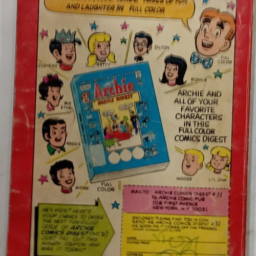 Jughead with Archie comic used