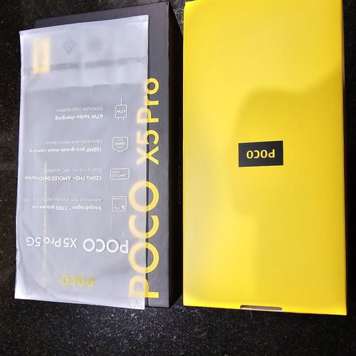 Poco X5 Pro 5G smartphone like new, 256GB, black