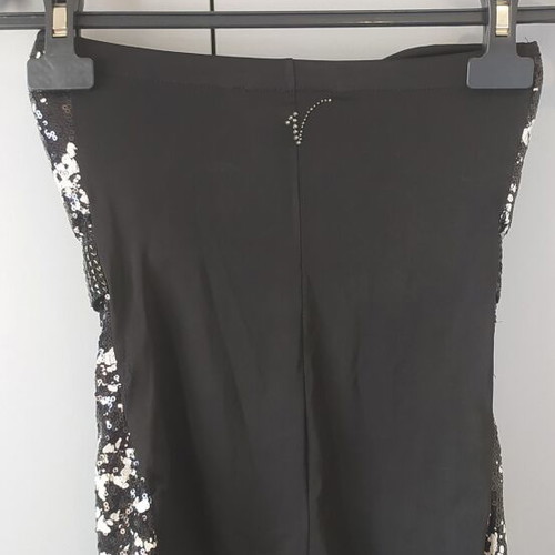 Sequin Strapless Party Top like new, size S/M, black and white
