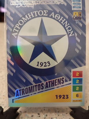 Panini Κάρτα ποδοσφαίρου Ατρόμητος Αθηνών καινούργια