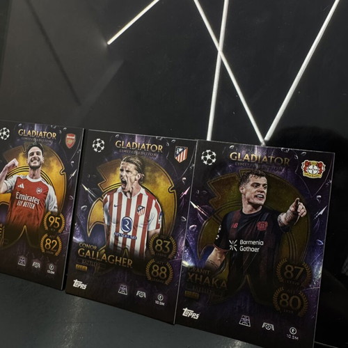 Topps Gladiator Limited Edition cards new, lot of 3