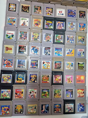 Игри Nintendo Game Boy Classic като нови, комплект от 184 автентични