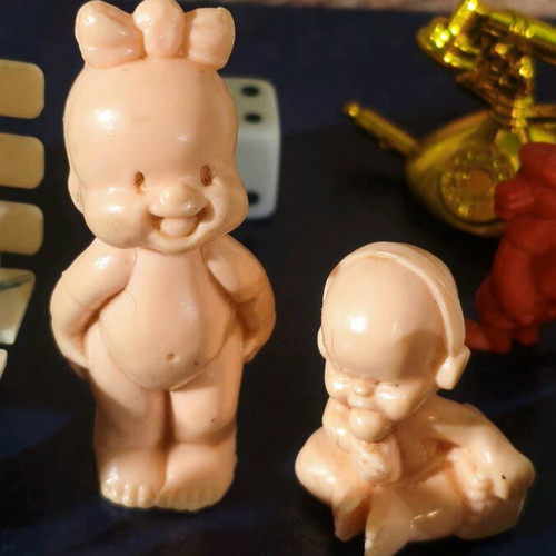 Vintage toys used, set of 18 pieces